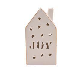 **Multi 4** LED 12cm Ceramic House Shaped "Joy"