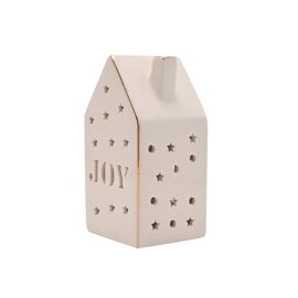 **Multi 4** LED 12cm Ceramic House Shaped "Joy"