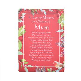 **MULTI 12** Thoughts of You Christmas Graveside Card "Mum"