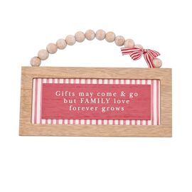 **MULTI 3** Beaded Hanging Plaque - Family