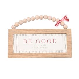**MULTI 3** Beaded Hanging Plaque - Be Good