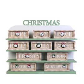 Mantel Plaque Stand Including 36 Plaques