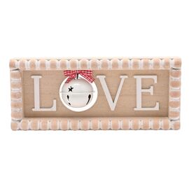 **MULTI 3** Bobble Mantel Plaque - Love