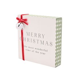 **MULTI 4** Square Mantel Plaque - Merry Christmas