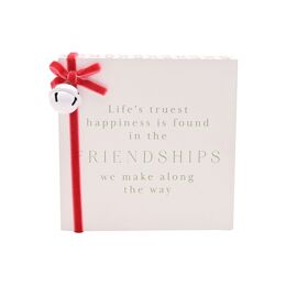 **MULTI 4** Square Mantel Plaque - Friendships