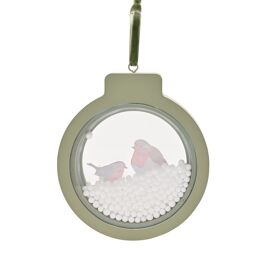 **MULTI 6** Robin Plaque  - Merry Christmas