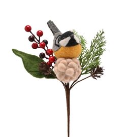 **MULTI 12** Bird Pick - Yellow - 30cm