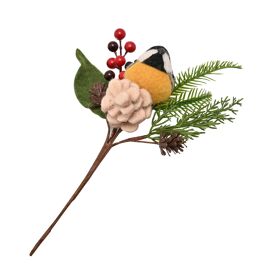 **MULTI 12** Bird Pick - Yellow - 30cm