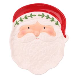 Santa & Friends Ceramic Nordic Plate - Mr Claus