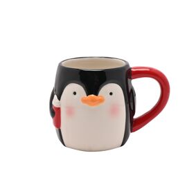 Santa & Friends Ceramic Small Mug - Penguin