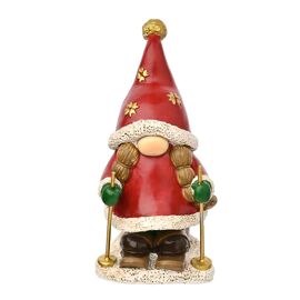 **MULTI 4** Santa & Friends Skiing Mrs Claus Gonk