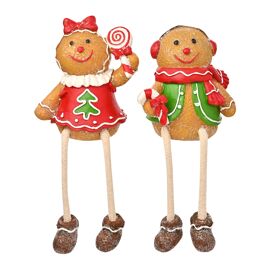 **ASTD MULTI 4** Santa & Friends Gingerbread Sitters