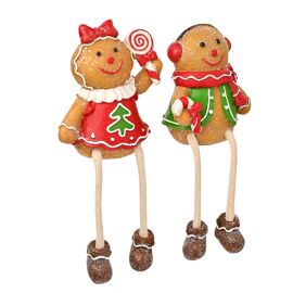 **ASTD MULTI 4** Santa & Friends Gingerbread Sitters