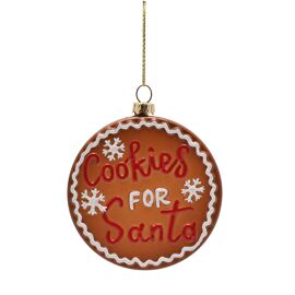 **MULTI 12** Santa & Friends Tree Decoration - Cookies for Santa