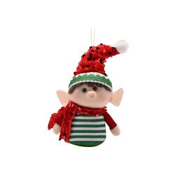 **ASTD MULTI 12** Santa & Friends Tree Decoration - Elf