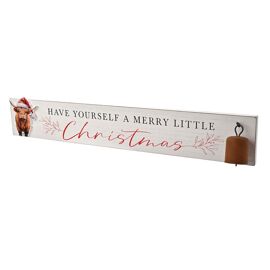 Highland Cow Mantel Plaque