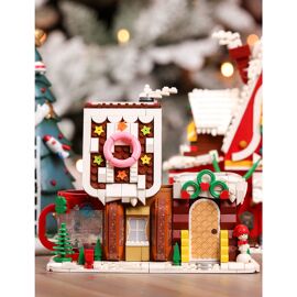 Toy Shop Gingerbread House Brick Building Set Age 6+