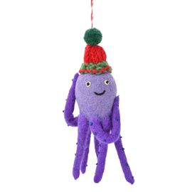 **MULTI 6** Toy Shop Felt Tree Dec - Octopus