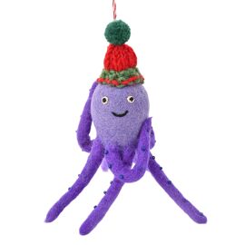 **MULTI 6** Toy Shop Felt Tree Dec - Octopus