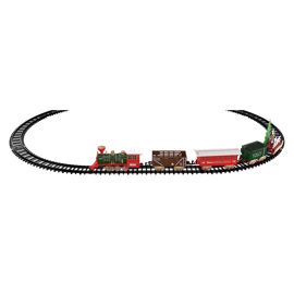 Toy Shop 15pc Christmas Train Track with Lights & Sound