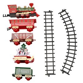 Toy Shop 15pc Christmas Train Track with Lights & Sound