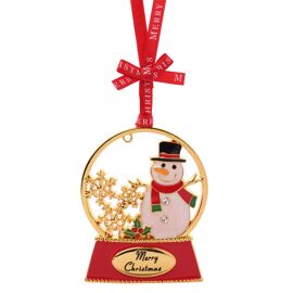 Regal Tidings Collectable Tree Decoration - Snowman Globe