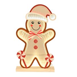 Infinity Gingerbread LED Stand Light - 34.5cm