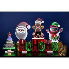 Infinity Snowman LED Stand Light - 32cm