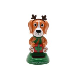 Solar Bobble Head - Xmas Dog