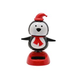 Solar Bobble Head - Xmas Penguin
