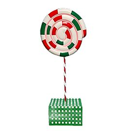 Red,  White & Green Candy Lolly 200 cm