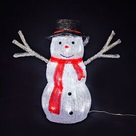 Christmas LED Snowman 33cm