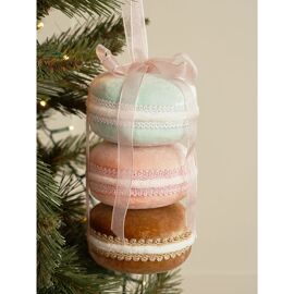Hanging Macaron Ornament in 3 colours,10*10*20CM