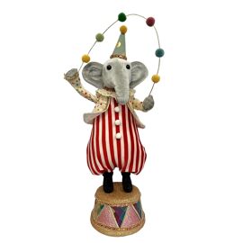 Fabric Covered Elephant Juggling 25cm x18cm x 54cm