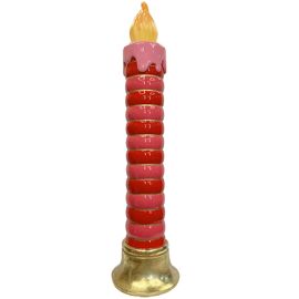 LED Extra Large Resin Candle Display 9.8" x 9.8" x 38.2"