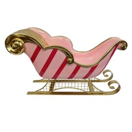 Pink Candy Stripe Sleigh