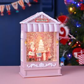 LED Ligfht Up & Musical Coffee Shop Lantern (Requires 3 x AA Batteries not included)