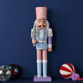 15" Musical Nutcracker with Moving Mouth (requires 3 x AAA batteries not included),