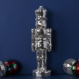 Disco Mirror Effect Nutcracker- 35cm