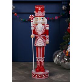 Giant Resin Christmas Nutcracker - 93cm