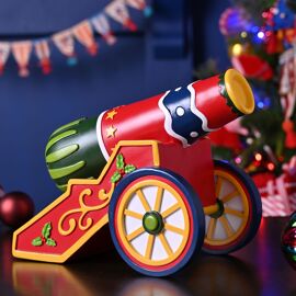 Polyresin Circus Canon- 30cm Wide