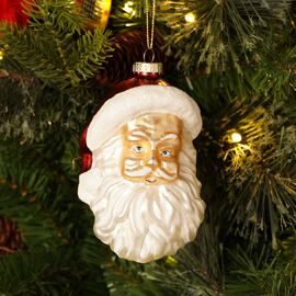 Santa's Head Hanging Tree Decoration