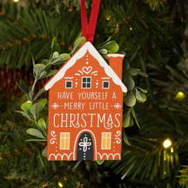 **MULTI 12** Hanging Tree Decoration - Have Yourself A Merry Little Christmas