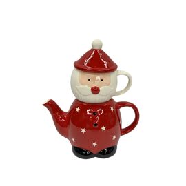 Santa Tea For One Teapot & Mug Set