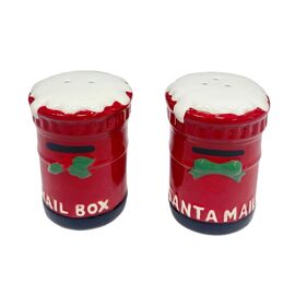 Santa's Mail Box Salt & Pepper Pots