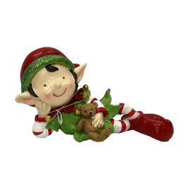 Elf Figurine Lying Down 8.5cm