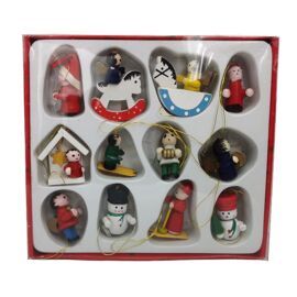 Set of 12 Tree Hanging Decorations