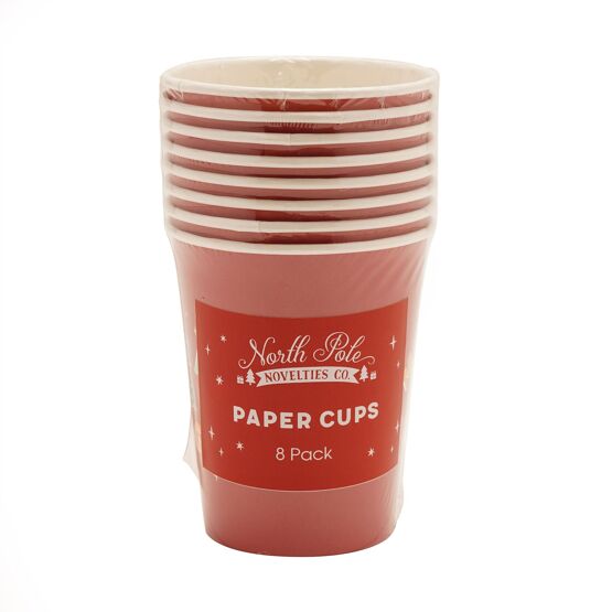 Paper Multi Cup **MULTI 12** Set of 8 Christmas Paper Cups | Widdop and Co.