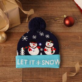 Christmas Hat - Snowman - Let It Snow