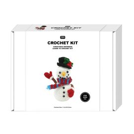 Christmas Snowman Crochet Kit